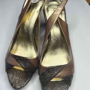 Anne Klein Brown and Black Women's Shoes